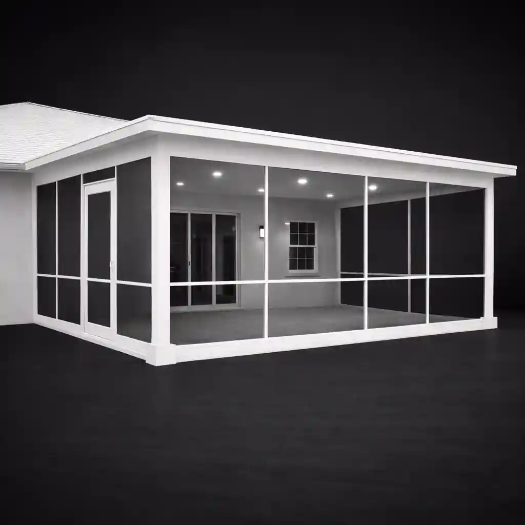 Patio lanai enclosure example